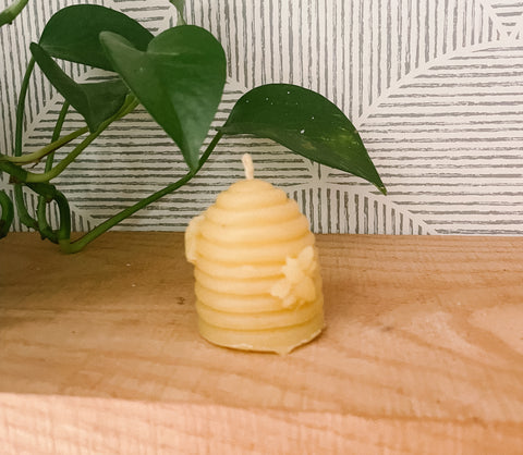 Beehive candle