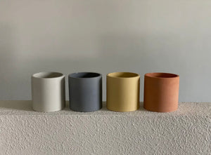 Concrete Candle Vessles
