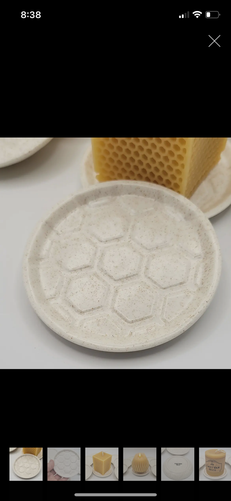 Nordic Hygge Style Candle Plate