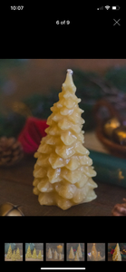 Christmas tree candle