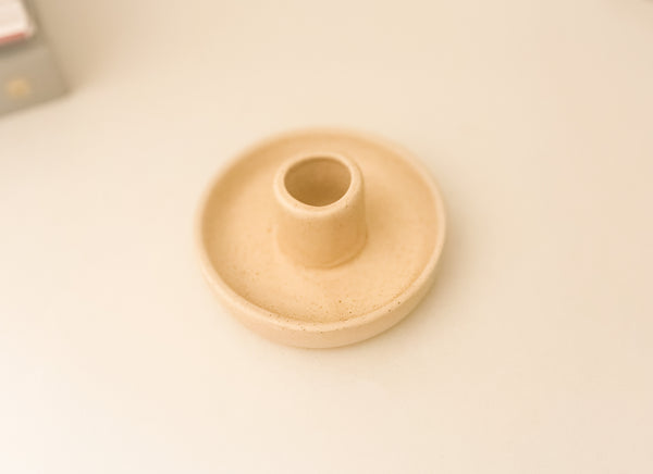 Ceramic candle stick holder ￼