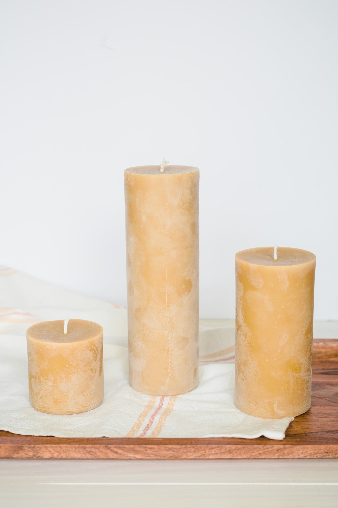 Pure Beeswax Pillars